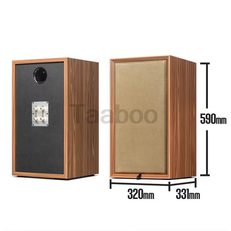 8 Inch Three - Way Labyrinth Speaker Empty Box Bookshelf Speaker Home Speaker DIY Hifi Audio Wooden Handmade Box Passive Speaker - Vibe Tribe