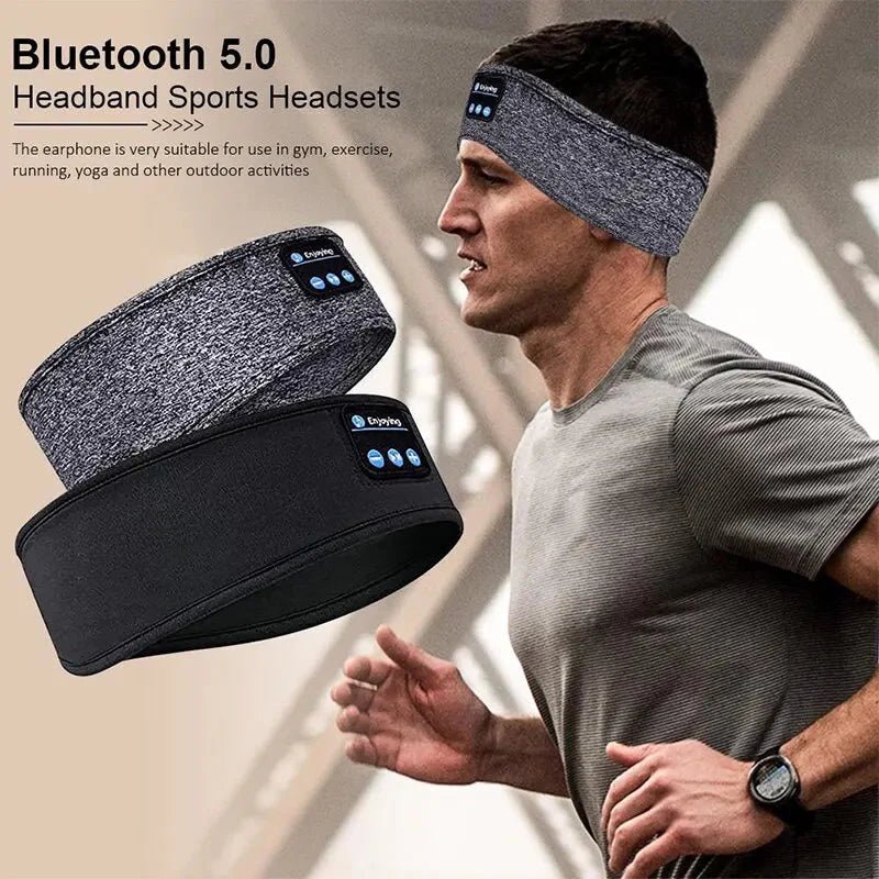 Bluetooth Sleep Headband – Wireless Headphones, Built - In Speakers, Comfortable Fabric, 10 - Hour Battery Life - Vibe Tribe