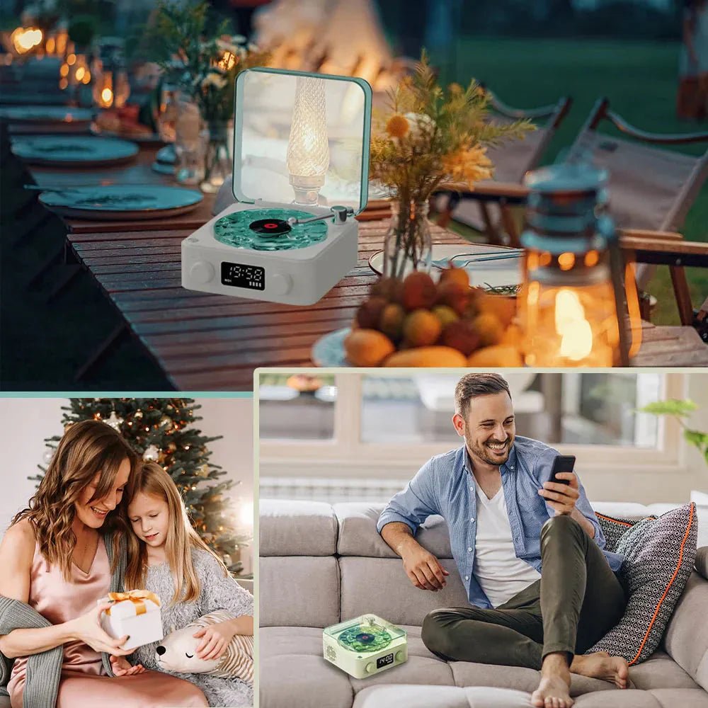Mini Retro White Noise Bluetooth Speaker - Vibe Tribe