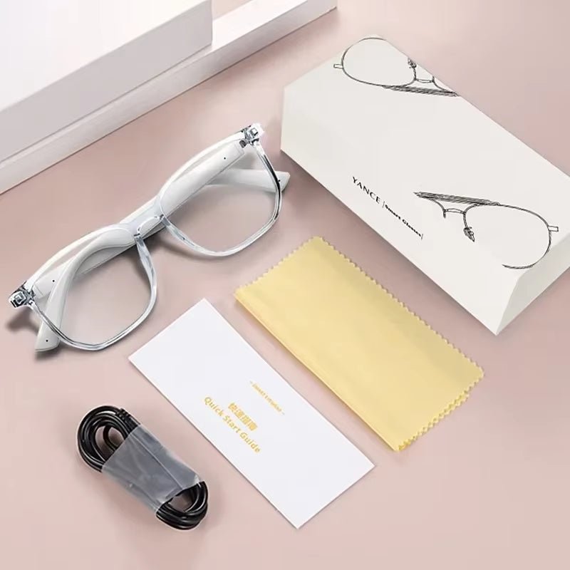 Smart Bluetooth Sport Audio Glasses Wireless Call Music Playback Earphone anti Blue Light UV Protection Sunglasses for Men Women - Vibe Tribe