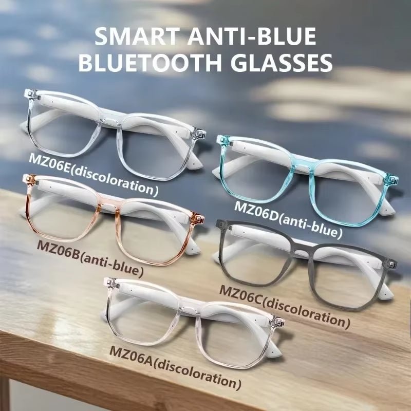 Smart Bluetooth Sport Audio Glasses Wireless Call Music Playback Earphone anti Blue Light UV Protection Sunglasses for Men Women - Vibe Tribe