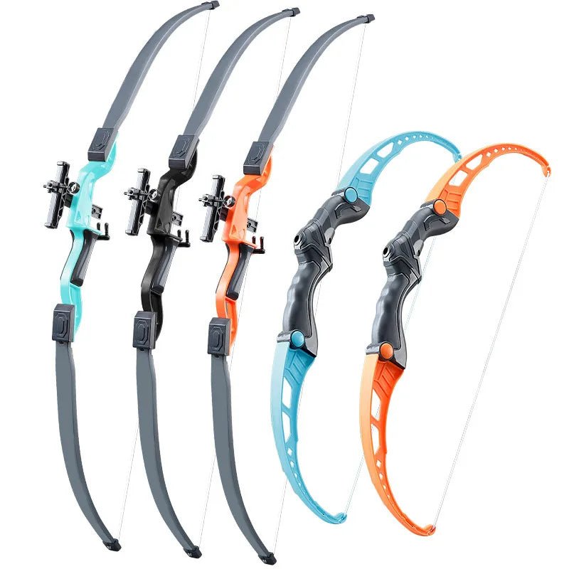 52Cm Bow and Arrow Toy Set for Children Archery Practice Recurve Outdoor Sorts Shooting Toy with Target Boys Kids Gifts - Vibe Tribe