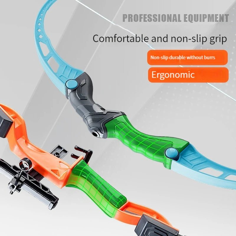 52Cm Bow and Arrow Toy Set for Children Archery Practice Recurve Outdoor Sorts Shooting Toy with Target Boys Kids Gifts - Vibe Tribe