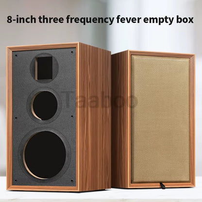 8 Inch Three - Way Labyrinth Speaker Empty Box Bookshelf Speaker Home Speaker DIY Hifi Audio Wooden Handmade Box Passive Speaker - Vibe Tribe