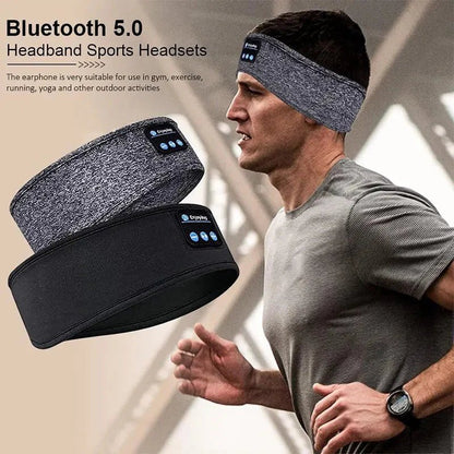 Bluetooth Sleep Headband – Wireless Headphones, Built - In Speakers, Comfortable Fabric, 10 - Hour Battery Life - Vibe Tribe