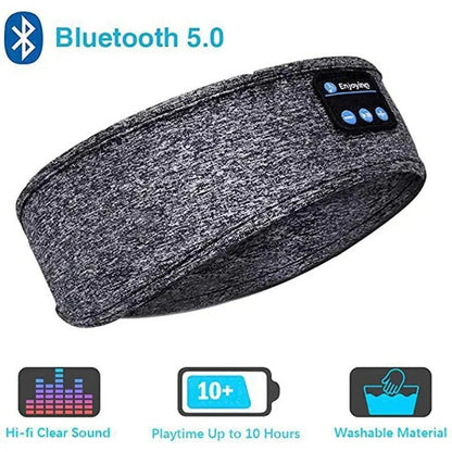 Bluetooth Sleep Headband – Wireless Headphones, Built - In Speakers, Comfortable Fabric, 10 - Hour Battery Life - Vibe Tribe
