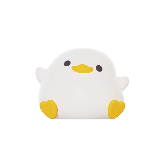 Doudou Duck Silicone Alarm Lamp Ambience Light Bedroom Bedside Lamp Usb Charging with Sleeping Night Light - Vibe Tribe
