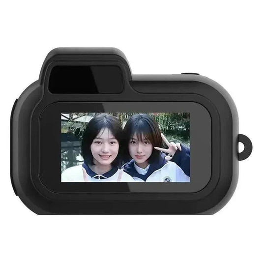 Mini Slr - Shaped 1080P Pocket DV Camera – Portable Body Cam, Action Camera with Display Screen, Loop Recording, & Filters - Vibe Tribe