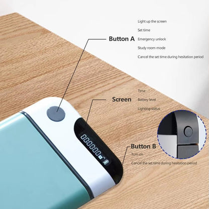 Portable Mobile Phone Lock Box Timer Smartphone Locking Case Safe Timed Lockbox Self - Discipline Keepin Box Limit Cell Phones Use - Vibe Tribe