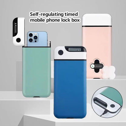 Portable Mobile Phone Lock Box Timer Smartphone Locking Case Safe Timed Lockbox Self - Discipline Keepin Box Limit Cell Phones Use - Vibe Tribe